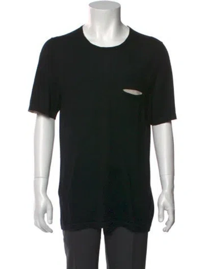 Pre-owned Marc Jacobs Cashmere Crew Neck T-shirt In Black