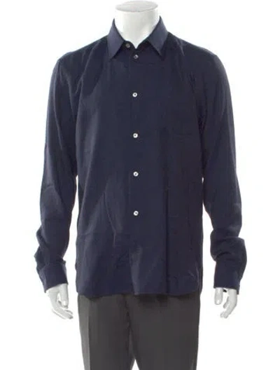 Pre-owned Marc Jacobs Cashmere Long Sleeve Shirt In Blue
