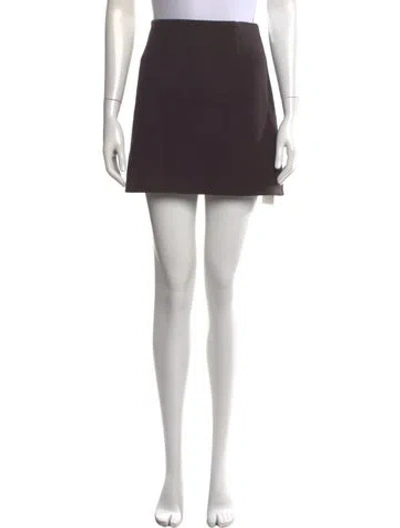 Pre-owned Marc Jacobs Cashmere Mini Skirt In Brown