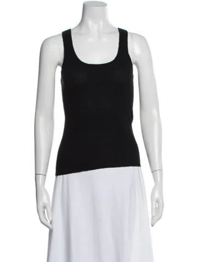 Pre-owned Marc Jacobs Cashmere Scoop Neck Top In Blue