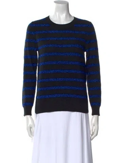 Pre-owned Marc Jacobs Cashmere Striped Sweater In Black