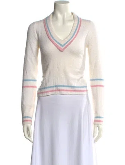 Pre-owned Marc Jacobs Cashmere Striped Sweater In Multi