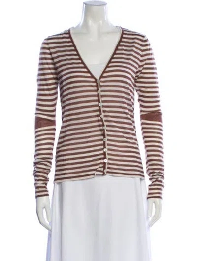 Pre-owned Marc Jacobs Cashmere Striped Sweater In Multi
