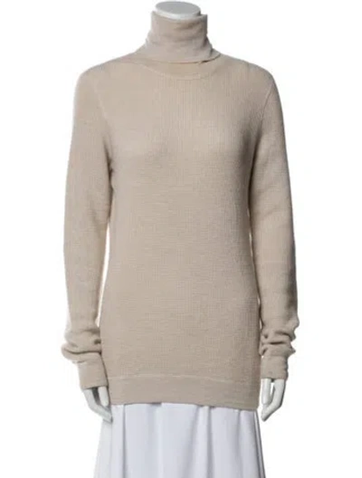 Pre-owned Marc Jacobs Cashmere Turtleneck Sweater In Neutral