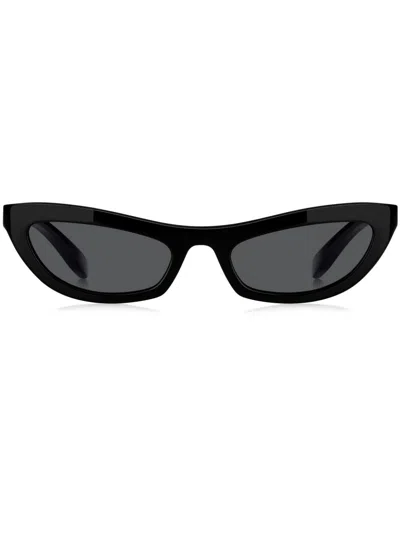 Marc Jacobs Cat-eye Frame Sunglasses In 黑色