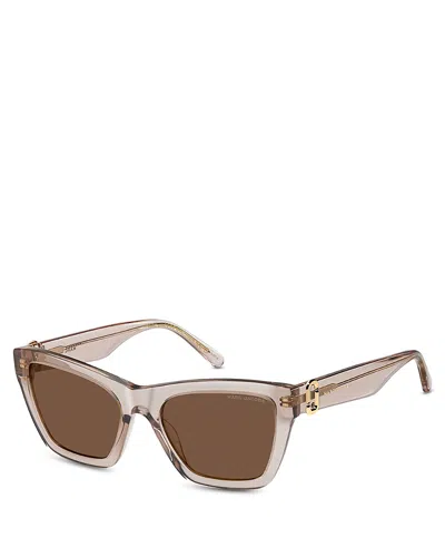 Marc Jacobs Cat Eye Sunglasses, 54mm In Neutral