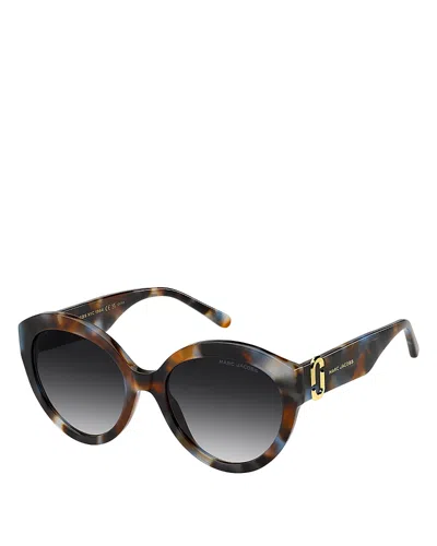 Marc Jacobs Cat Eye Sunglasses, 56mm In Brown