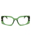 Marc Jacobs Rectangle-frame Glasses In Green