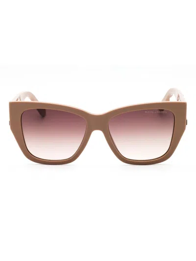 Marc Jacobs Cat Eye Women's Sunglasses In Brown
