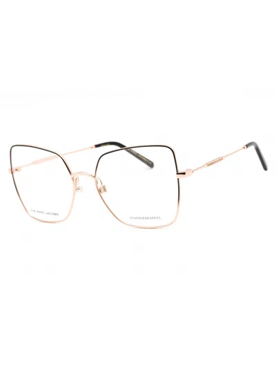 Marc Jacobs Cat-eye Eyeglasses For Women - Stylish & Versatile Look In Gold