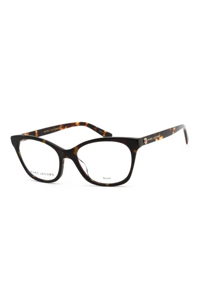 Marc Jacobs Cat-eye Eyeglasses With Clear Demo Lens - 51mm Size In Black