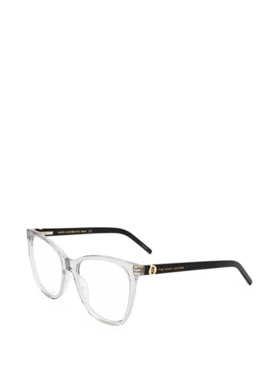 Marc Jacobs Cat-eye Frame Glasses In Metallic