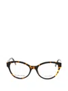 Marc Jacobs Cat-eye Frame Glasses In Brown