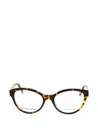 Marc Jacobs Cat-eye Frame Glasses In Brown