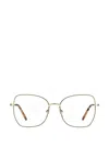 Marc Jacobs Cat-eye Frame Glasses In Gold