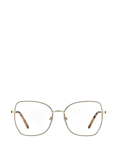 Marc Jacobs Cat-eye Frame Glasses In Gold