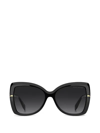 Marc Jacobs Cat-eye Frame Sunglasses In Black