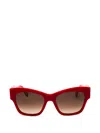 Marc Jacobs Cat-eye Frame Sunglasses In Multi