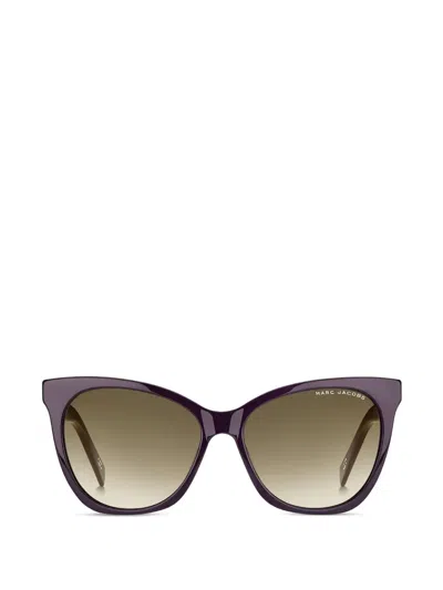 Marc Jacobs Cat-eye Frame Sunglasses In Brown