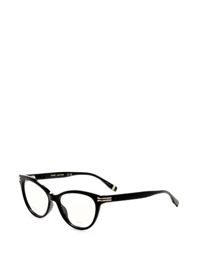 Marc Jacobs Cat-eye Glasses In Black