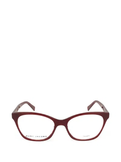 Marc Jacobs Cat-eye Glasses In Red
