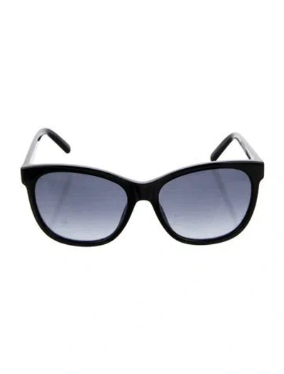 Pre-owned Marc Jacobs Cat-eye Gradient Sunglasses In Black