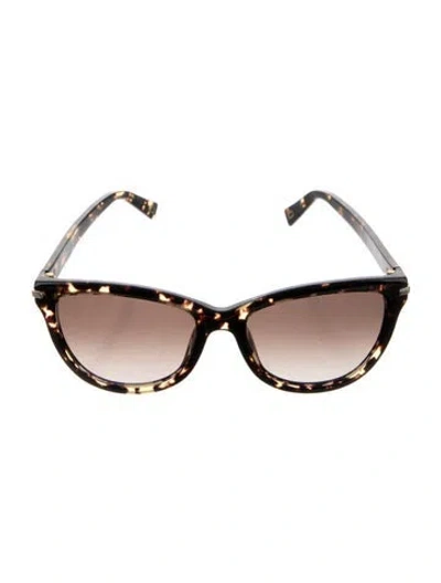Pre-owned Marc Jacobs Cat-eye Gradient Sunglasses In Brown