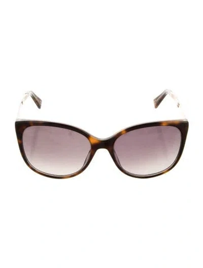 Pre-owned Marc Jacobs Cat-eye Gradient Sunglasses In Brown