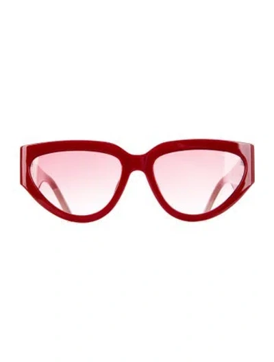 Pre-owned Marc Jacobs Cat-eye Mirrored Sunglasses In Multi