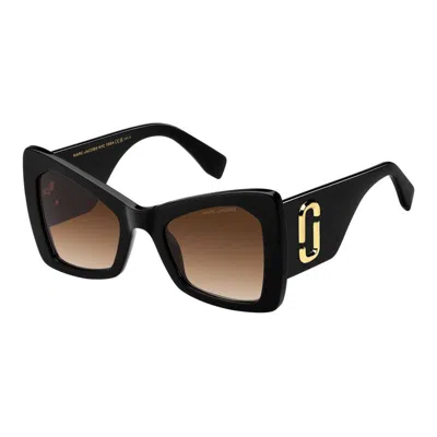 Marc Jacobs Oversized-frame Sunglasses In Black