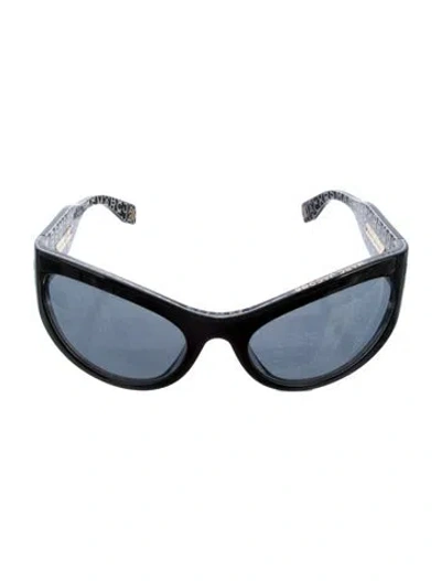 Pre-owned Marc Jacobs Cat-eye Tinted Sunglasses In Black