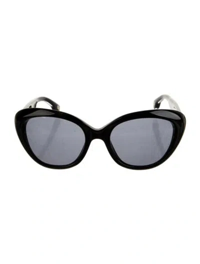 Pre-owned Marc Jacobs Cat-eye Tinted Sunglasses In Black