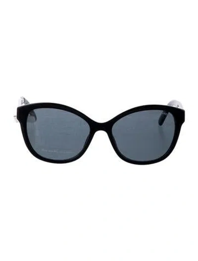 Pre-owned Marc Jacobs Cat-eye Tinted Sunglasses In Black