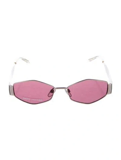 Pre-owned Marc Jacobs Cat-eye Tinted Sunglasses In Gold