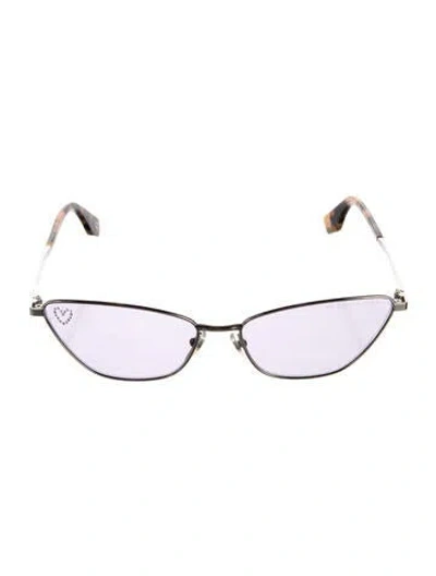 Pre-owned Marc Jacobs Cat-eye Tinted Sunglasses In Gold
