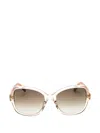 Marc Jacobs Cat-eye-frame Sunglasses In Neutral
