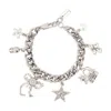 Marc Jacobs Cats Out Of The Bag Charm Chain Bracelet