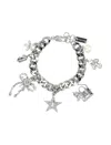 Marc Jacobs Cats Out Of The Bag Bracelet In Silver