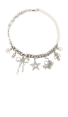 Marc Jacobs The Cats Out Of The Bag Necklace In 실버