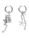 Marc Jacobs Cats Out Of The Bag Earrings In Black