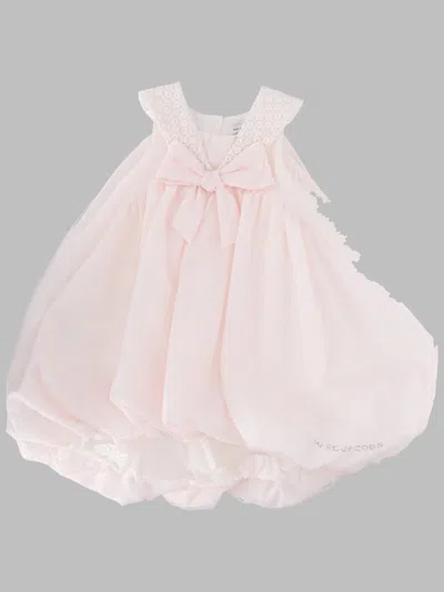 Marc Jacobs Technical Polyester Blend Dress In Pink