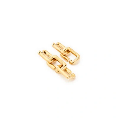 Marc Jacobs The J Marc Chain-link Earrings In Gold