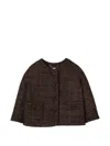 Marc Jacobs Chain Lady Tweed Jacket In Multi