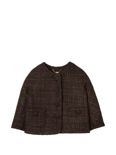 Marc Jacobs Chain Lady Tweed Jacket In Multi