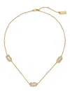 Marc Jacobs J Marc Luxe Mother-of-pearl Station Chain Necklace