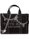 Marc Jacobs The Medium Canvas Tote In Black