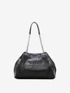 Marc Jacobs Structured Black Shoulder Bag With Drawstring Closure In Black