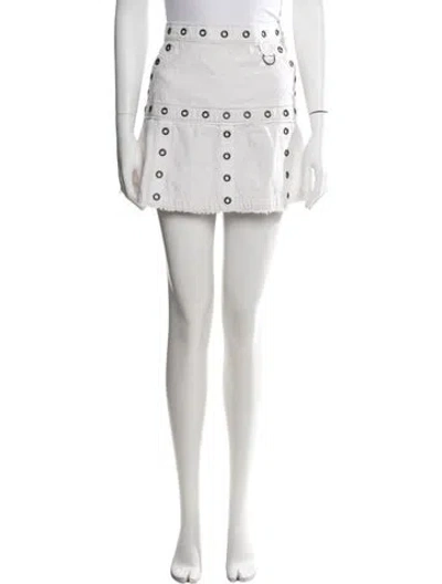 Pre-owned Marc Jacobs Chain-link Accents Mini Skirt In Neutral