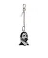 Marc Jacobs Charm Keychain In Gray