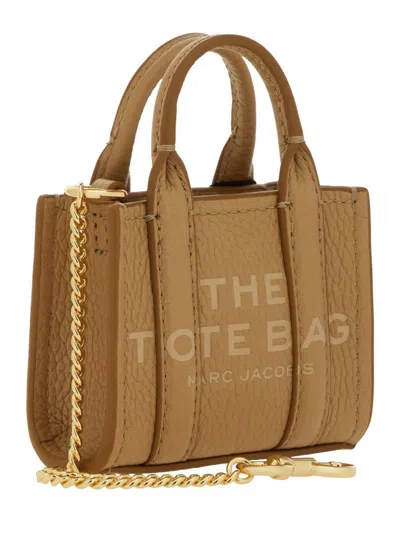 Marc Jacobs Charm The Nano Tote In Beige